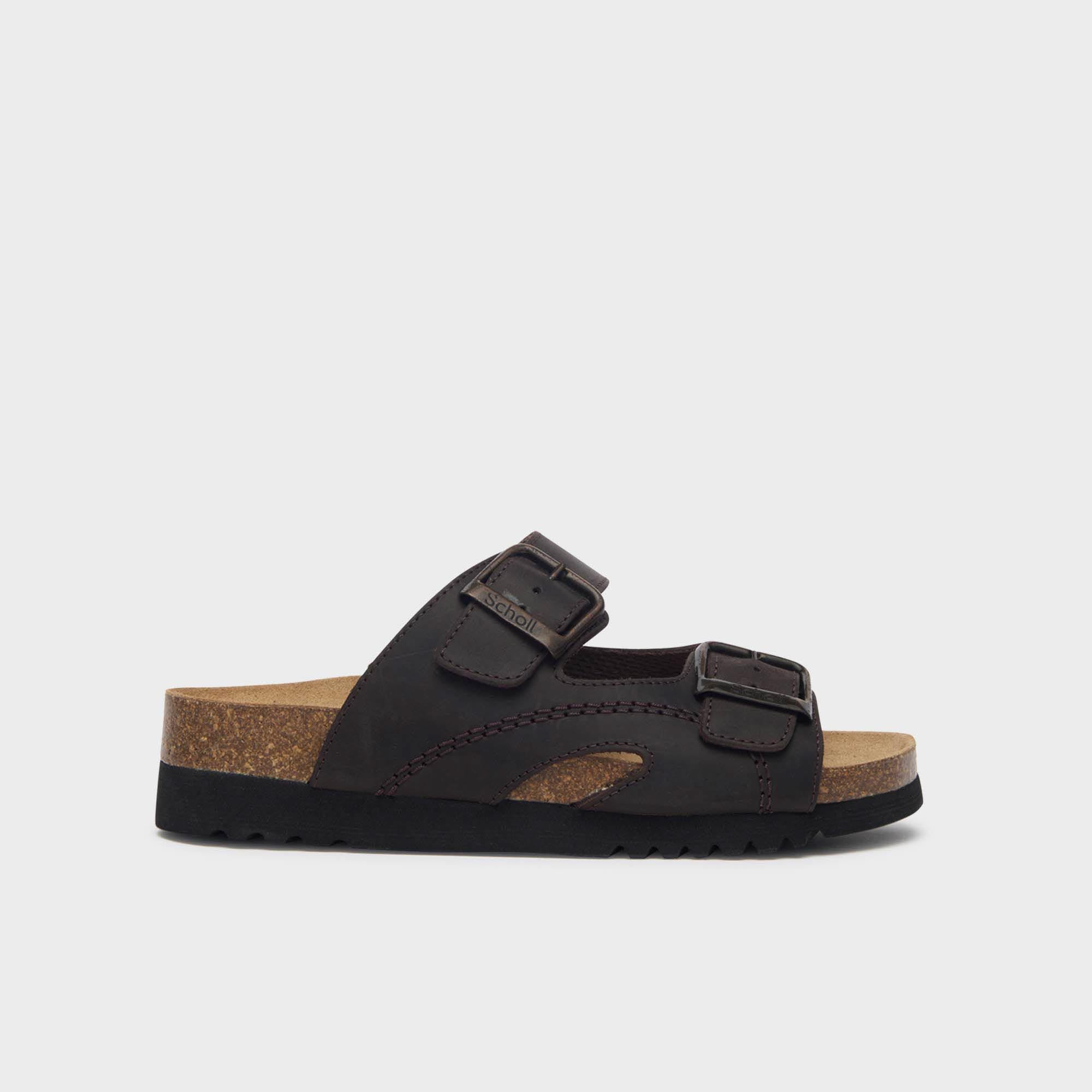 Mules Dark brown/rose gold Moldava Wedge Ad