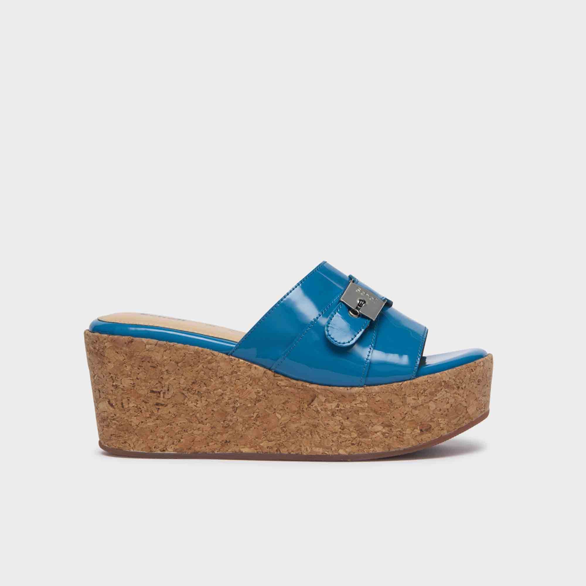 Scholl by CELINE デニム サンダル 38 Sandals Petrolio Janelle