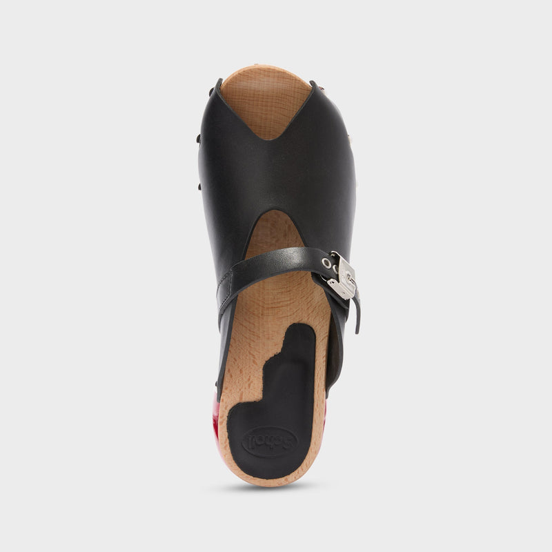 Sandals Black/red Pescura Cuore Sandals Black/red Pescura Cuore