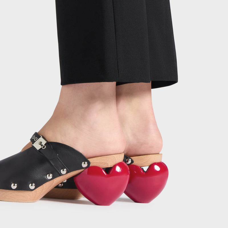 Sandals Black/red Pescura Cuore
