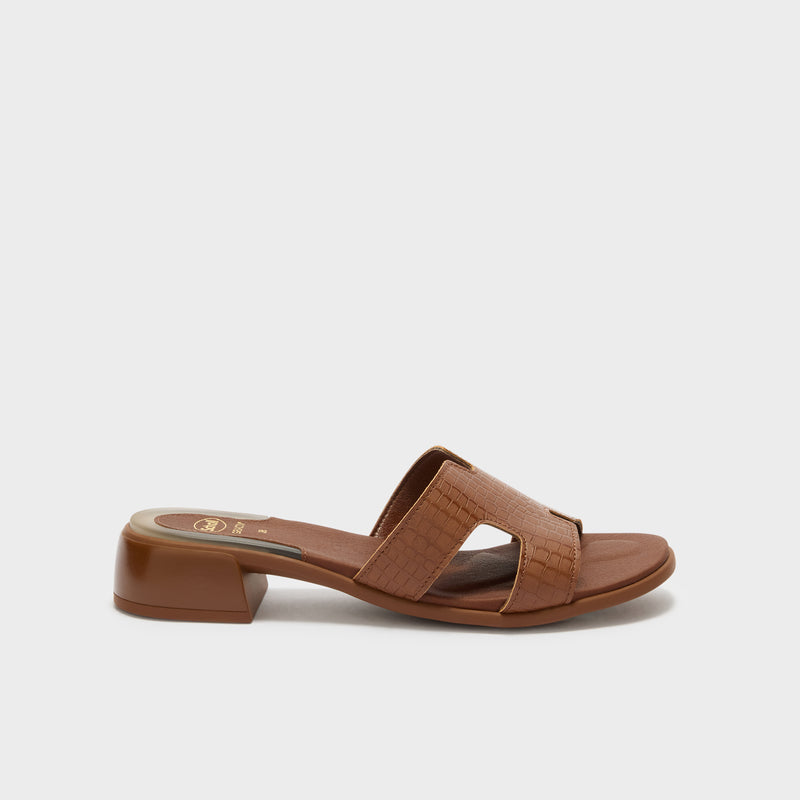 Sandals Dk brown Pantelleria Croco
