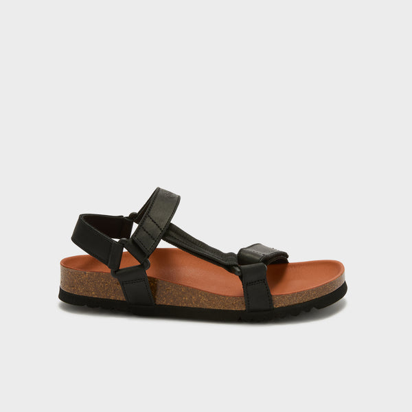 Scholl Amberly Sandali Con Frange E Strass - Senza Cinturino, Pelle Scamosciata, Plantare Bioprint - Nero, 38 EU