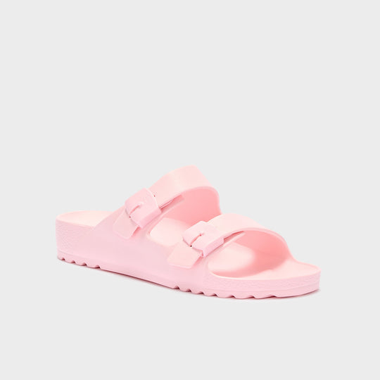 Scholl Sandali Senza Cinturino Modello Koi – Comodi E Leggeri Con Tacco A Blocco, Rosa, 41 EU