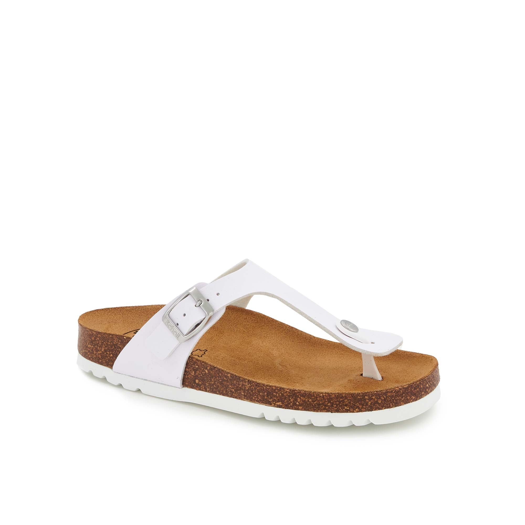 Sandales Scholl Tongs Tongs Blanc Nicole