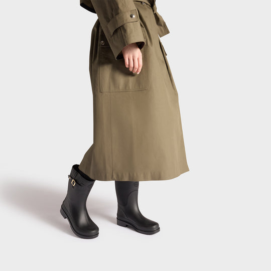 Stivaletti Donna In Pelle Con Lacci - Tacco Basso E Comfort Alla Caviglia - Foto 8