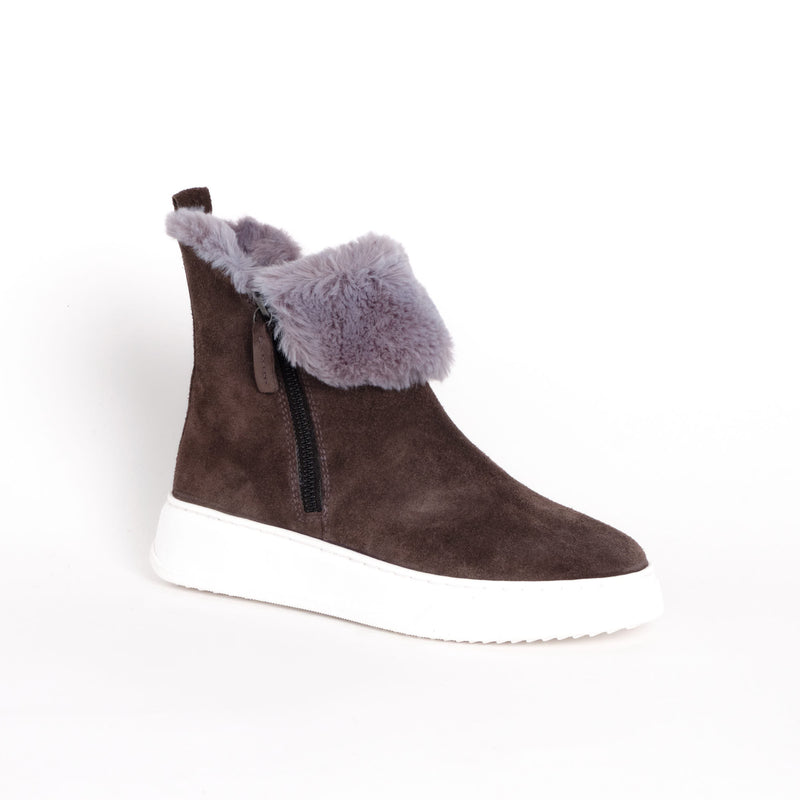 Brooklyn Bootie - Wildleder- - Grau - 