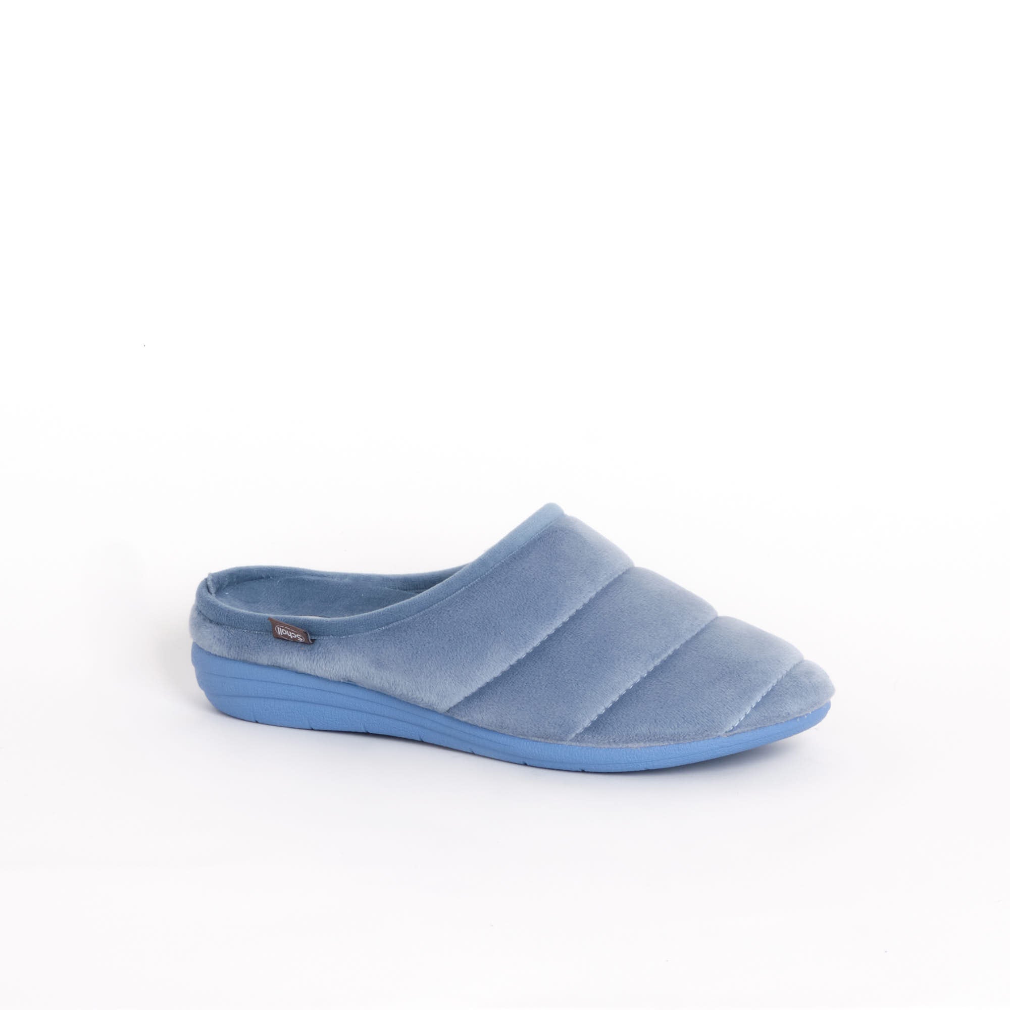 Dusty Blue Fluffy Slippers - Bach Bride