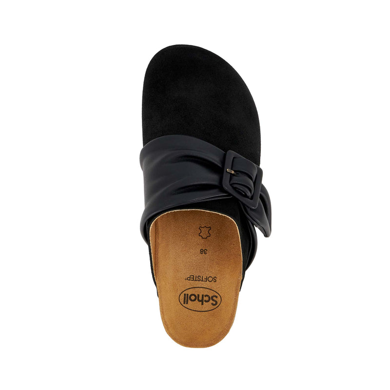 FAE SOFT - Suede+synthetic leather - Black - 