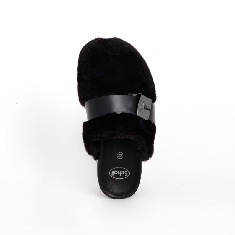 ALBERTA - Synthetic fur - Black - 