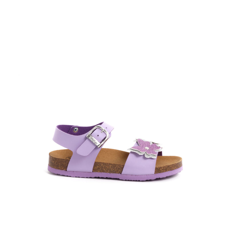 BUTTERFLY - Synthetic leather - Lilac - 