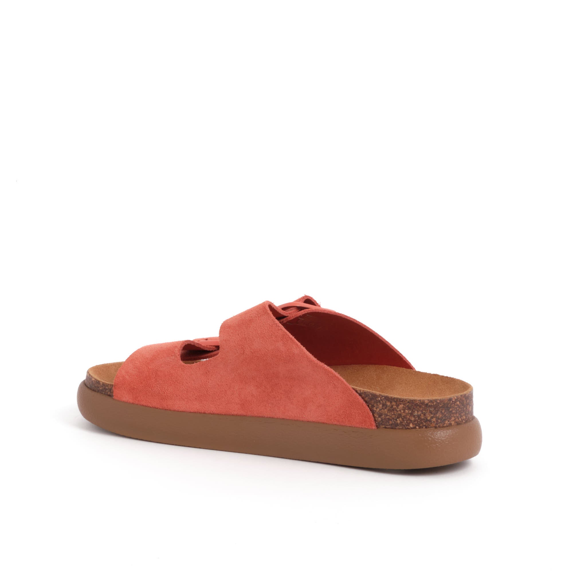 Sandalias Para Plantillas Con Talón Cerrado Troqueladas Cuero