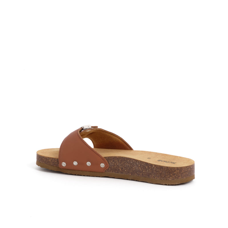 PESCURA FLAT CORK - Leder - Cognac - 