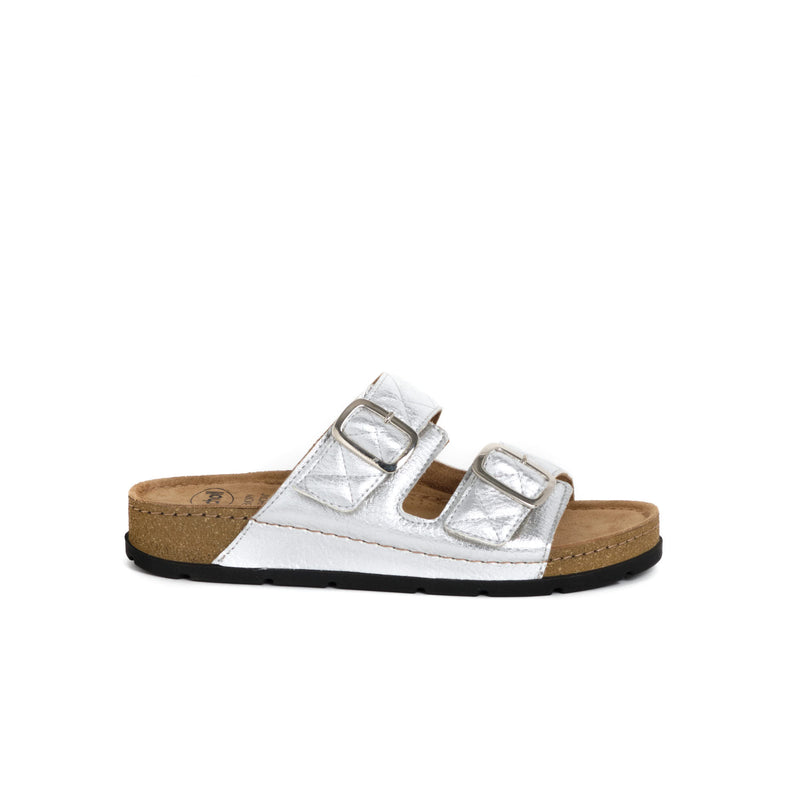 BORA 2 STRAPS - Synthetic laminated - Silver - 