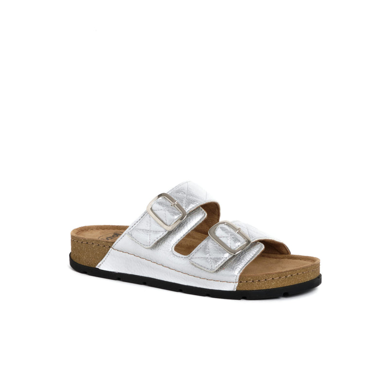 BORA 2 STRAPS - Synthetic laminated - Silver - 