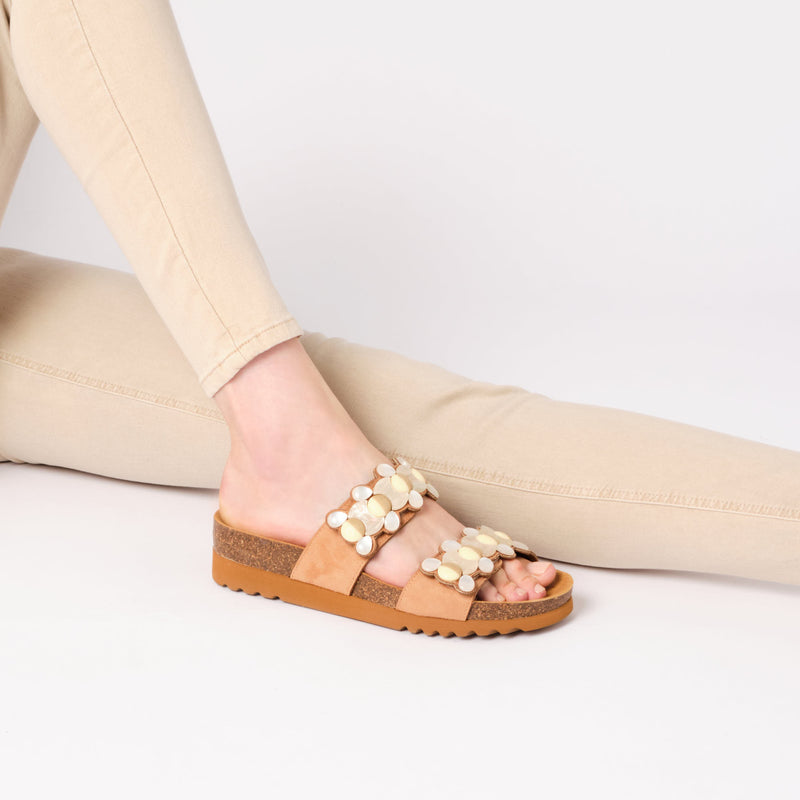 Mules Tan Sintra Straps - Main Image
