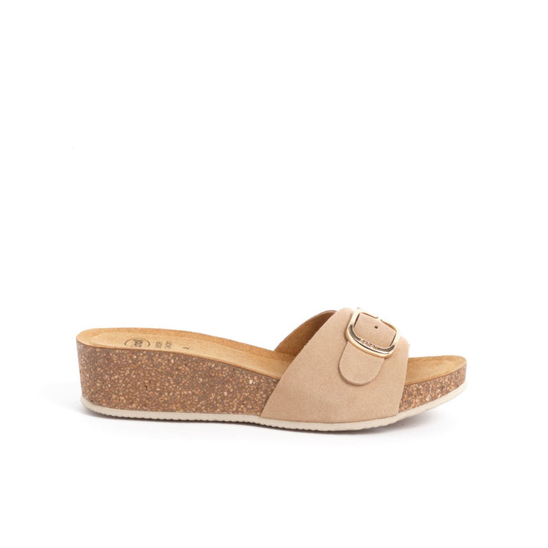 RAPALLO BUCKLE - Suede - Beige - 