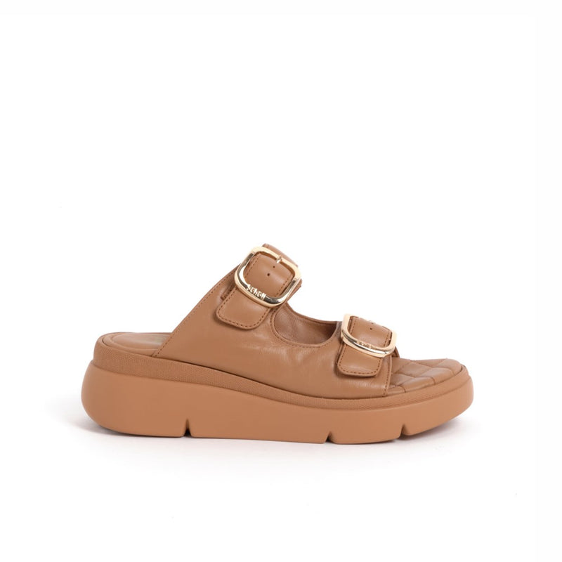 BALI BUCKLE - Leather - Tan - 