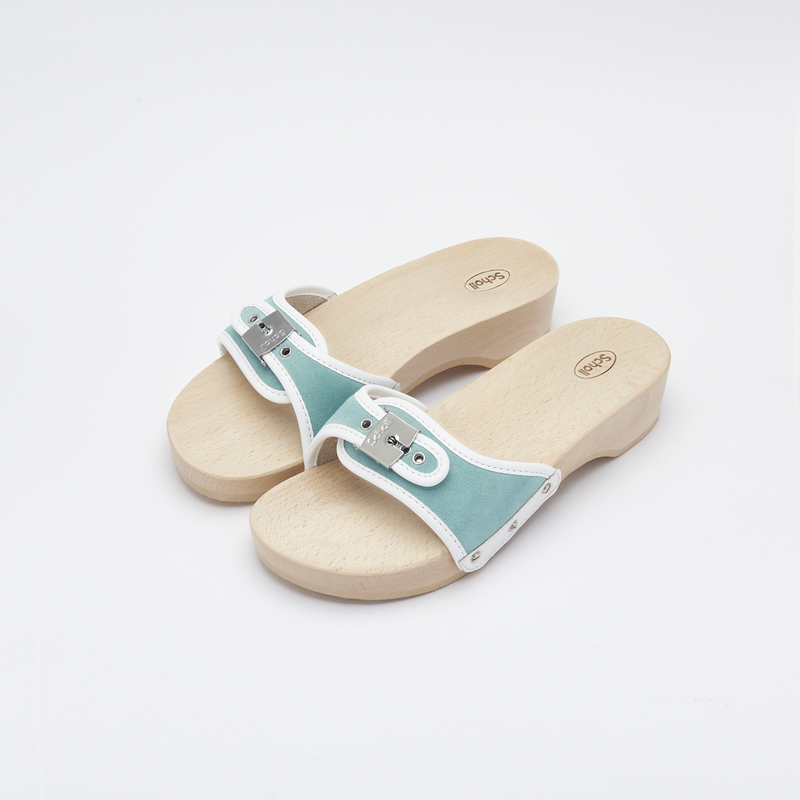 PESCURA FORTE ESTATE - Suede - Light blue - 