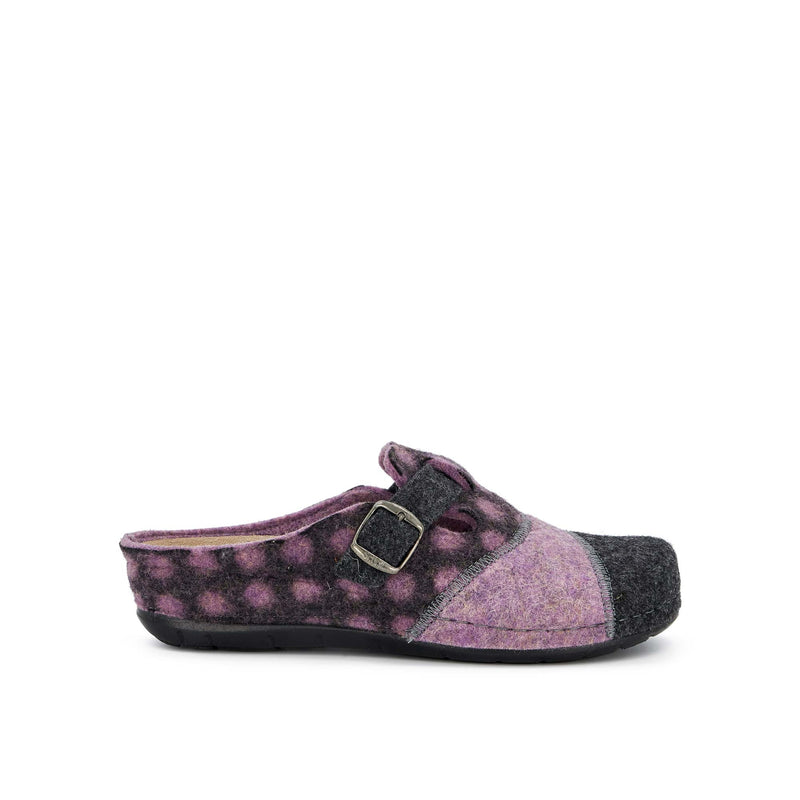 BRUGES BUCKLE - Wolle - Anthracite/pink - 