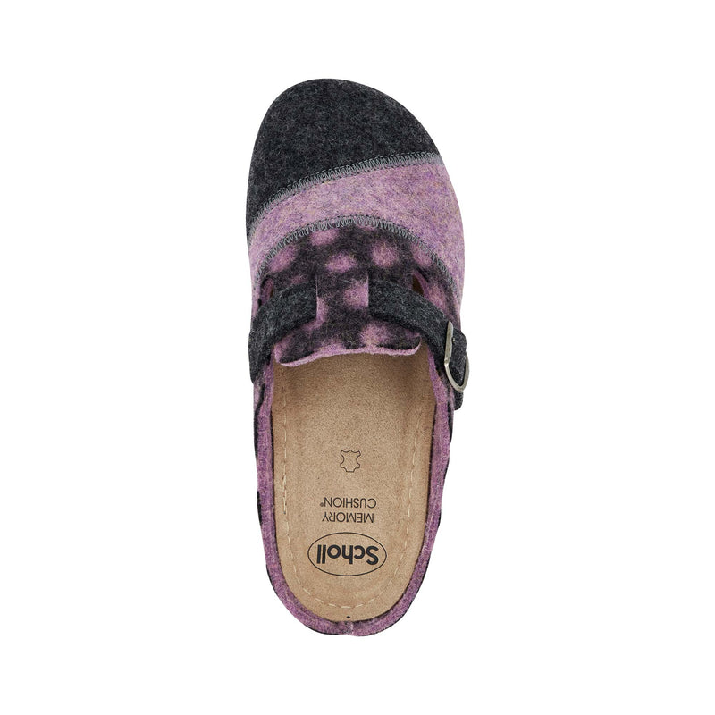 BRUGES BUCKLE - Wolle - Anthracite/pink - 