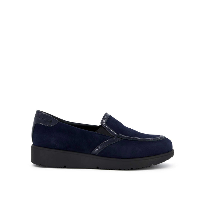 GILLY SLIP ON - Suede - Navy blue - 