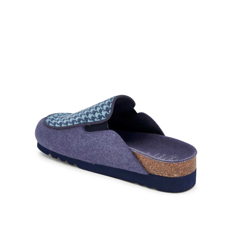 DARIA - Recycled felt+textile - Blue - 