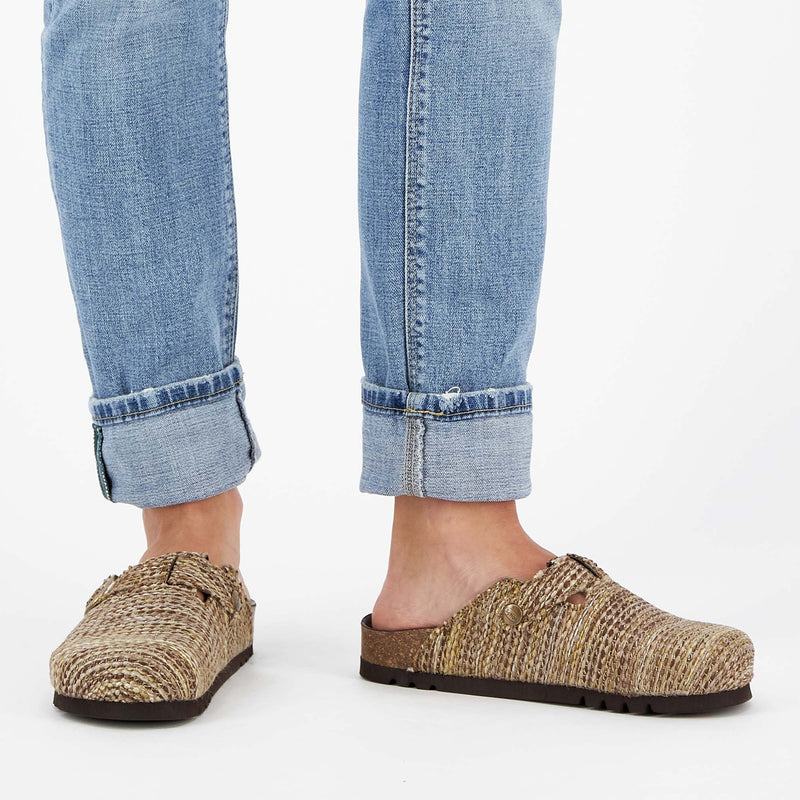 FAE NEW - Recycled tweed - Taupe - 