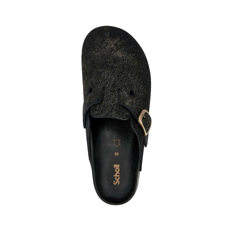FAE NEW - Pony metallic leather - Black/gold - 