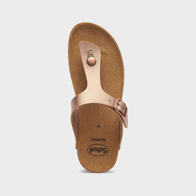 Sandales Scholl Tongs Tongs Scholl Women Pescura Flat Green