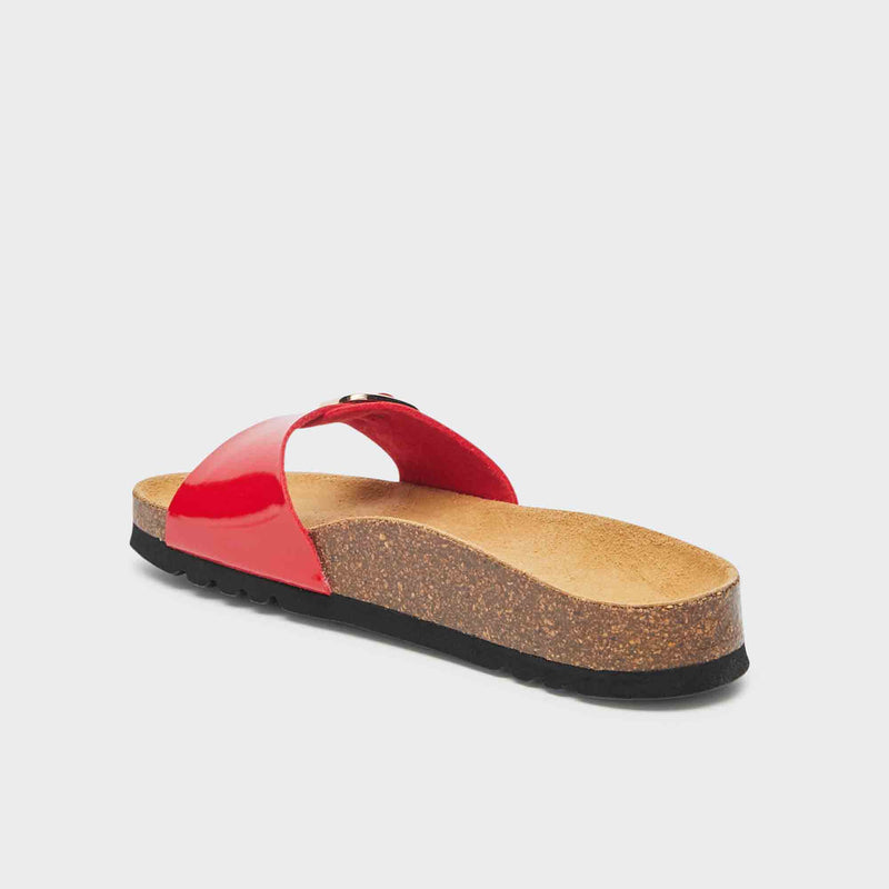 Estelle - Synthetic patent - Red - Women