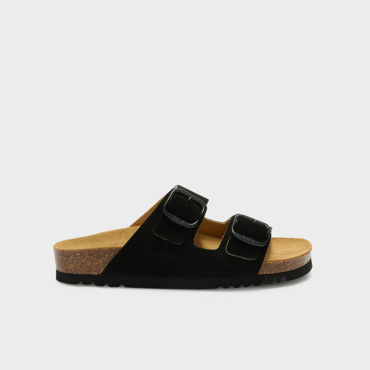 Chaussures plates pour femmes à lacets en cuir bout rond et talons bas