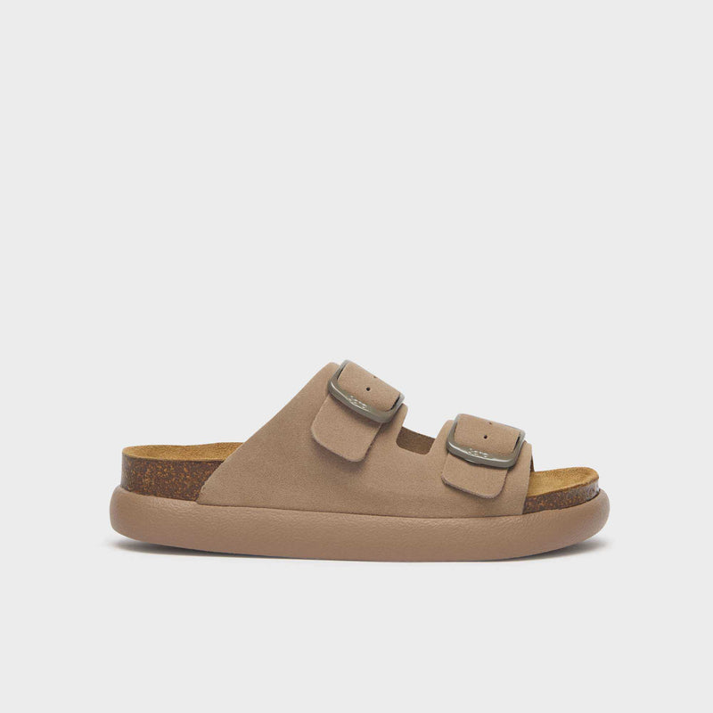 Noelle Chunky - Suede - Dark beige - Women