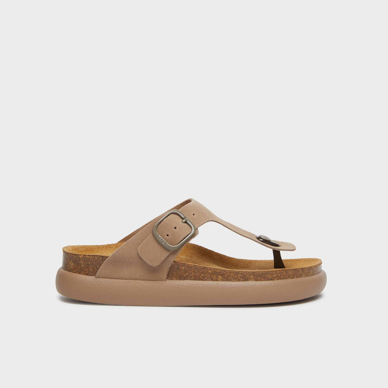 Anais Chunky - Suede - Dark beige - Women
