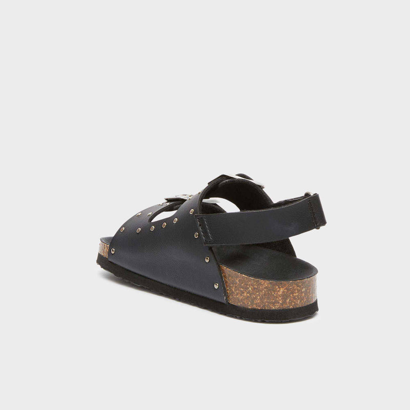 Flamingo - Sintetico finitura pelle - Nero - Kids