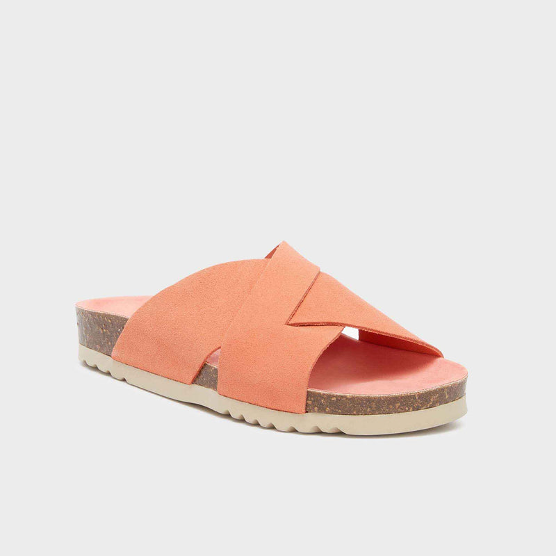 Vivian - Pelle scamosciata - Corallo - Women