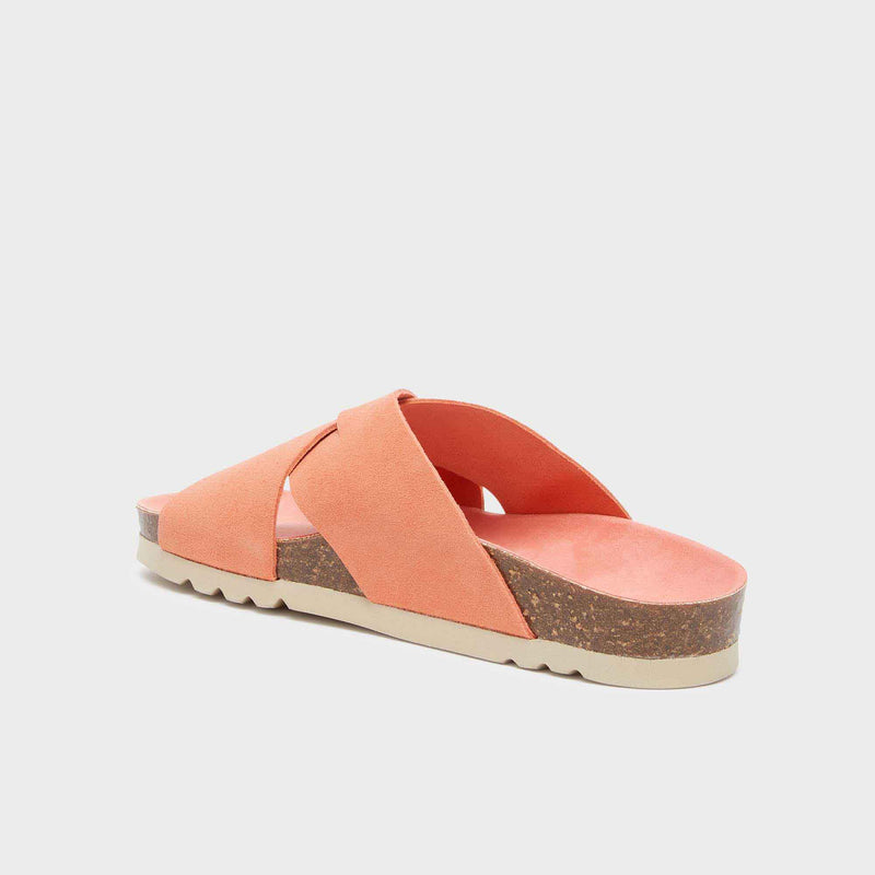 Vivian - Pelle scamosciata - Corallo - Women