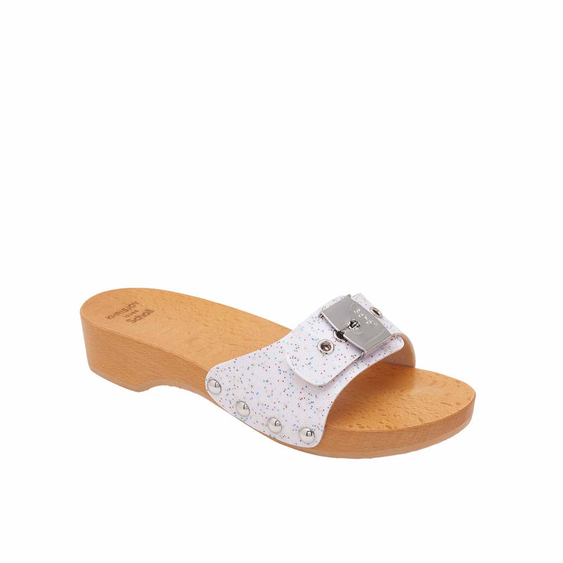 Zuecos Blanco Pescura Heel Kj Loves Scholl