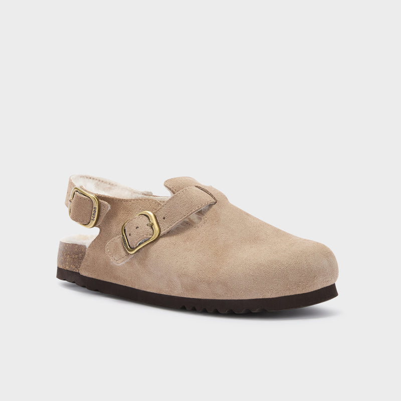 Find. Femme RUTH-S-SH-1-2 Talons Aiguilles Bout Fermé Beige - Chaussures Élégantes 8 Cm