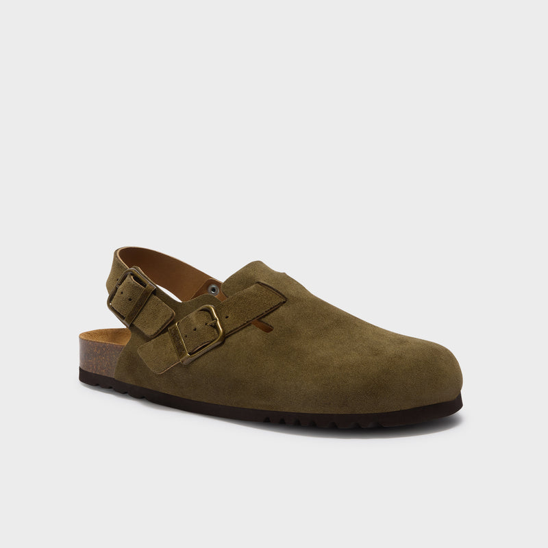 PELLICO ペリーコ BACKSTRAP MULE 35 カーキ Clogs Khaki Olivier Backstrap