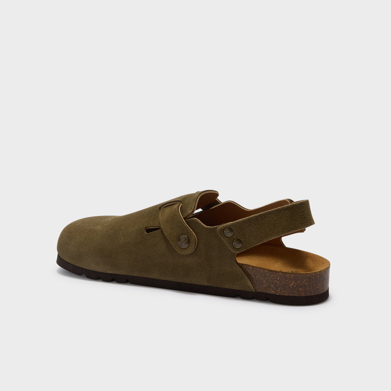 Clogs Khaki Olivier Backstrap