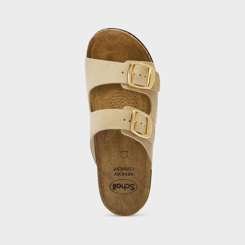 CUSHIONAIRE Sandalo Scorrevole Con Borchie Visby Da Donna Memory Foam Ampie Larghezze Disponibili Bianco H 473181 CUSHIONAIRE Sandalo Scorrevole Con Borchie Visby Da Donna Memory Foam Ampie Larghezze Disponibili Bianco H 473181