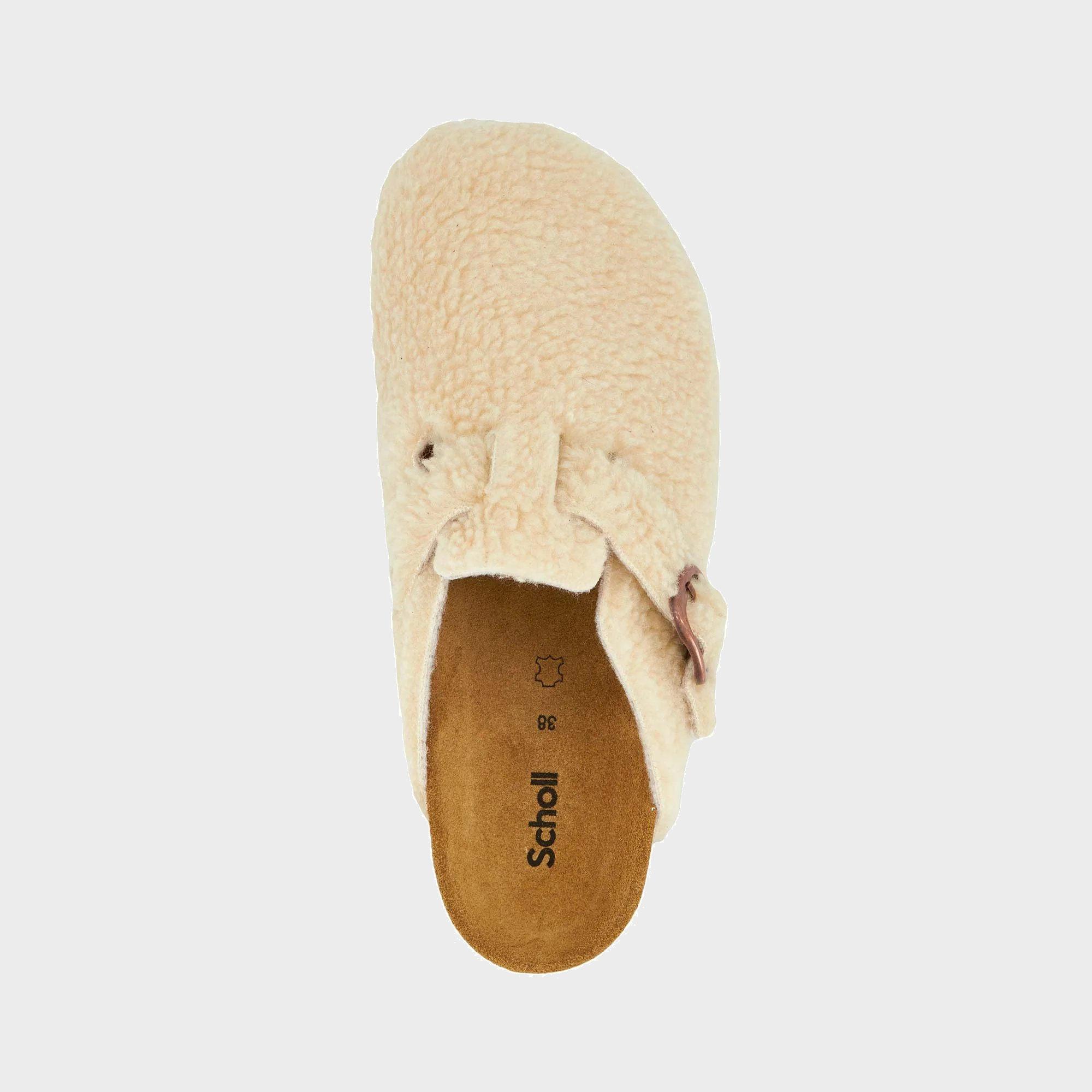 Sabot Femme Scholl Brienne Microfibre Beige - Confort Et Soutien Ergonomique