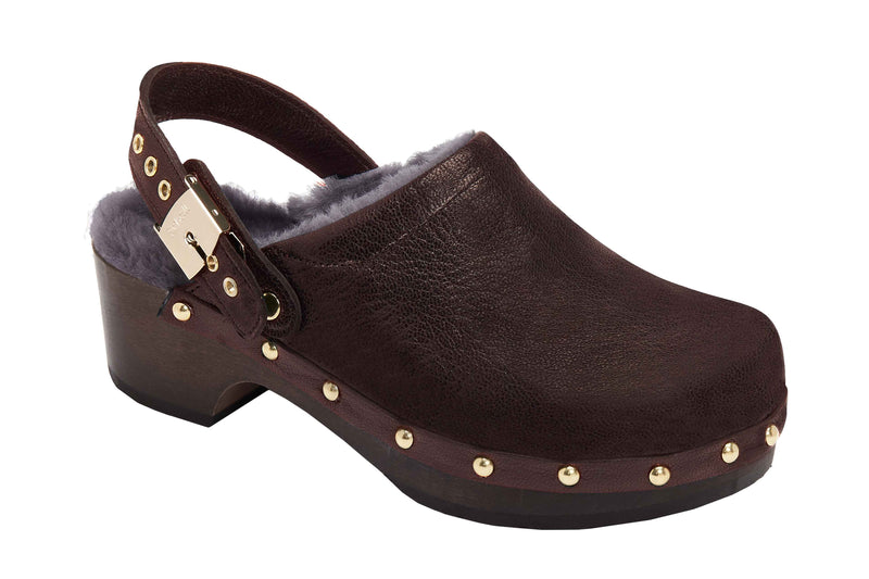 Robin studded sales leather clog