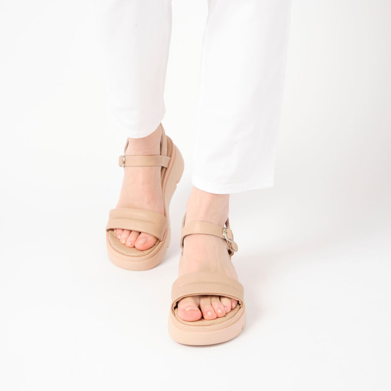 Bali Sandal - Pelle - Beige - 