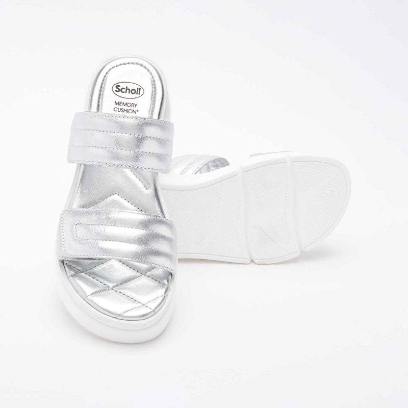 Bali 2 Straps - Leather - Silver - 